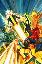 Vintage 2009 New Mutants #1 poster Art by Alex Ross 24x36 inches Unused picture