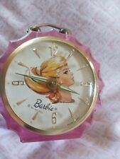 Pink Vintage 1964 Barbie Windup Clock Made in Western Germany by Mattel picture