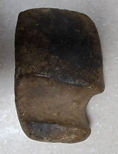 Authentic Slant Grooved Stone Axe Head picture