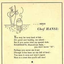c.1950 Rudi's & Maxl's Brauhaus Bavarian Restaurant New York City Postcard Poem picture