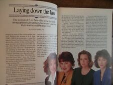 May-1989 TV Guide(SUSAN DEY/L.A. LAW/JILL EIKENBERRY/SUSAN RUTTAN/MICHELE GREENE picture