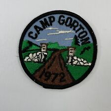1972 Camp Gorton Boys Scouts BSA Embroidered Patch picture
