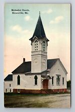 Brownville ME-Maine, Methodist Church, Religion, Antique Vintage Postcard picture