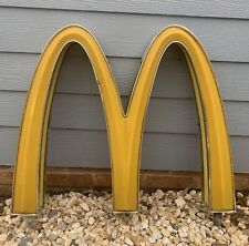 ✨1970s Vintage McDonalds Drive-thru Sign Neon Light Up 30”x24”x6” -dbl Sided✨ picture