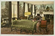Virginia Room. The Greenbrier. Hand Colored. White Sulphur Springs Postcard.  WV picture