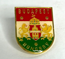 Budapest, Hungary Metal ,Souvenir Lapel  Pin, New, Red/White/Green picture