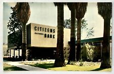 1960s Hemet California CA Citizens National Trust and Savings Bank Postcard Vtg picture