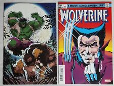 Wolervine And Incredible Hulk Comic Book Lot Facsimile Wolervine #1, Hulk  #181 picture