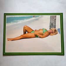Vintage Florida Girl Postcard Risque Female Beach Bikini Model  picture