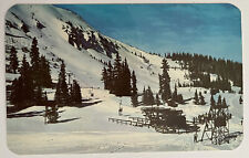 Berthoud Pass Colorado Chair Ski Lift Postcard c1950 picture