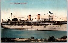 1912 Theodore Roosevelt Transportation Passenger Ship Posted Postcard picture
