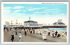 1920's HEINZ 57 OCEAN PIER PERMANENT EXHIBIT ATLANTIC CITY NJ ANTIQUE POSTCARD picture