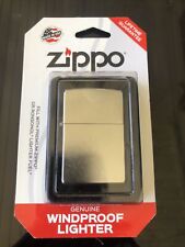 ZIPPO Genuine Windproof Lighter 207 BP Reg Street Chrome NEW  MADE IN USA picture