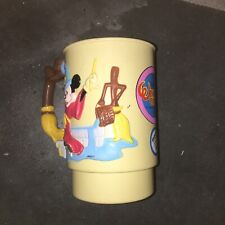 1990 Vintage Walt Disney WORLD ON ICE Plastic 3D Cup Vintage MIckey Mouse picture