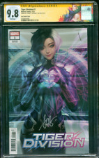 Tiger Division 1 CGC SS 9.8 Artgerm Variant Cover 1/23 Defenders Custom Label picture