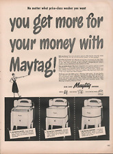 1948 Maytag Washers Master Commander Chieftain No Matter Price Vtg Print Ad L27 picture