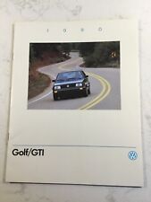1990 Volkswagen Golf/GTI Sales Brochure, Original, Excellent Condition picture