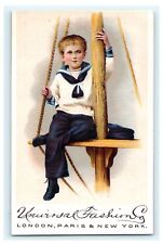 Universal Fashion Co. Sailor Boy Alfred Pray Brooklyn CT - Dry Goods Fancy  picture