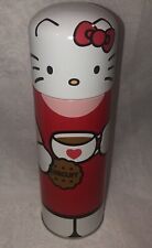 MINT-UNUSED Rare 2011 Sanrio HELLO KITTY Tea Time Tin Canister w/Craft Inside picture