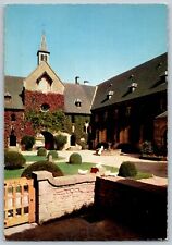 Abbaye ND, France - Cour de Aumones d'Orval Church - Vintage Postcard 4x6 picture