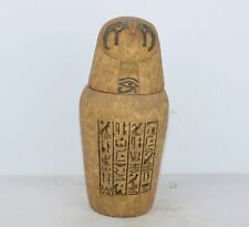Rare Ancient Pharaonic Antique Horus Canopic Jar Egyptian Mythology BC picture