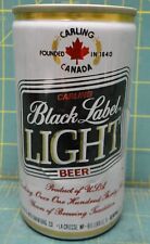 12 oz Carling Black Label Light Beer Product of USA Top Opened Pull Tab  picture