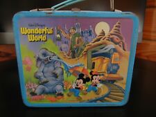 Vintage 1979 Walt Disney Wonderful World Magic Kingdom Metal Lunch Box, Aladdin picture