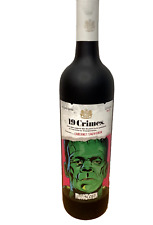 Universal Monsters FRANKENSTEIN 19 Crimes Empty Wine Bottle Cabernet 2021 RARE picture