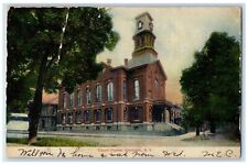 1907 Court House Building Exterior Herkimer New York NY Vintage Antique Postcard picture