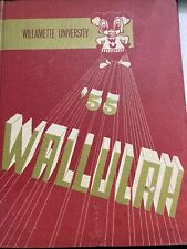 1955 Wallulah Yearbook Willamette University College Salem Oregon OR Capital HTF picture
