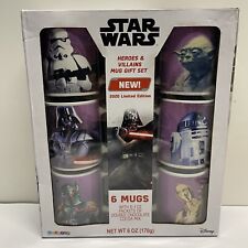 RARE Disney Star Wars Heroes And Villains Mug Gift Set 2020 Limited Edition picture
