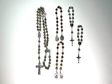 Vintage and Antique Catholic Rosary / Beads Lot of 5 Pieces picture