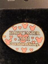 Disney Pin - Downtown Disney - Easter Egg Hunt 2001 - Blue New on card picture