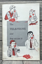 Vtg The Telephone and How We Use It Booklet Bell  picture