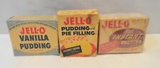 3 Vintage Jell-o 1950's Instant Pudding Mix picture