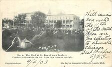 1903 Hotel Whitcomb and the Bluff at St Joseph, Michigan Postcard picture
