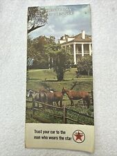 Vintage 1967 Rand McNally Texaco KENTUCKY TENNESSEE Road Travel Map picture