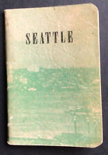 1944 WWII Seattle Washington Fact Book For Our Soldiers picture