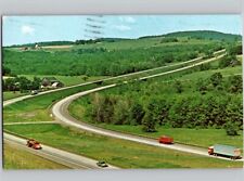 c1976 Sweeping Curve Keystone Shortway I80 Pennsylvania PA Postcard picture