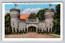 Chattanooga TN-Tennessee, Entrance To Point Park, Antique, Vintage Postcard picture