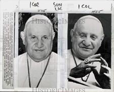1962 Press Photo Roman Catholic church's Pope John XXIII - pio37895 picture