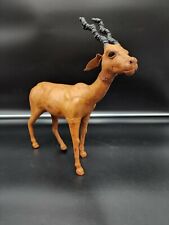 Vintage Leather Antelope Impala Figure picture