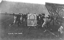 Michigan Vs M.A.C. Football Game Ferry Field Ann Arbor MI Reprint Postcard picture