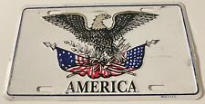 1776 1976 Bicentennial Booster License Plate USA America Eagle Flag picture