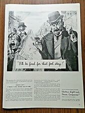 1947 Electric Light Power Ad New York Herald Editor picture