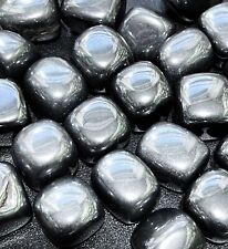 Bulk Wholesale Lot 1 LB Hematite One Pound Tumbled Polished Iron Ore Stones picture