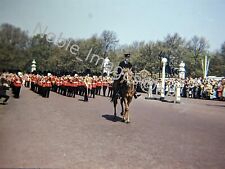 1955 Queen's Guard Marching Band London England Red-Border Kodachrome Slide picture