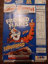 1998 Empty Kellogg's Frosted Flakes~SUPERCHARGED~ Empty Cereal Box  picture