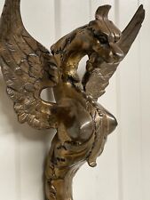 Exceptional Bronze Winged Griffin / Gargoyle picture