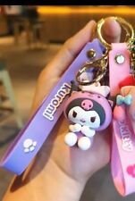 2) Pc Sanrio Bundle~Hello Kitty & Kuromi keychain/Backpack / Lanyard Charms~PVC picture